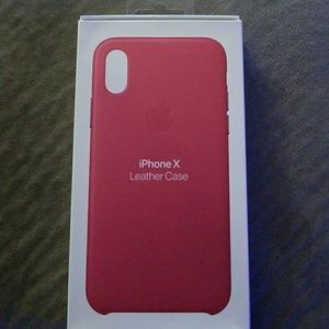 Iphone X leather Case